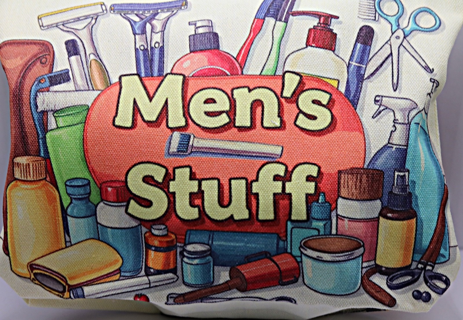 Men’s Stuff Canvas accessory Bag, Father’s Day Groomsmen gift
