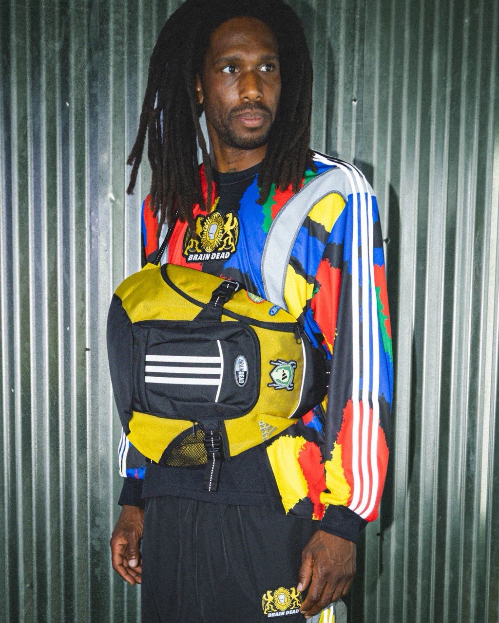adidas Originals x Brain Dead Y2K Sling Bag Backpack JY7966 RARE!