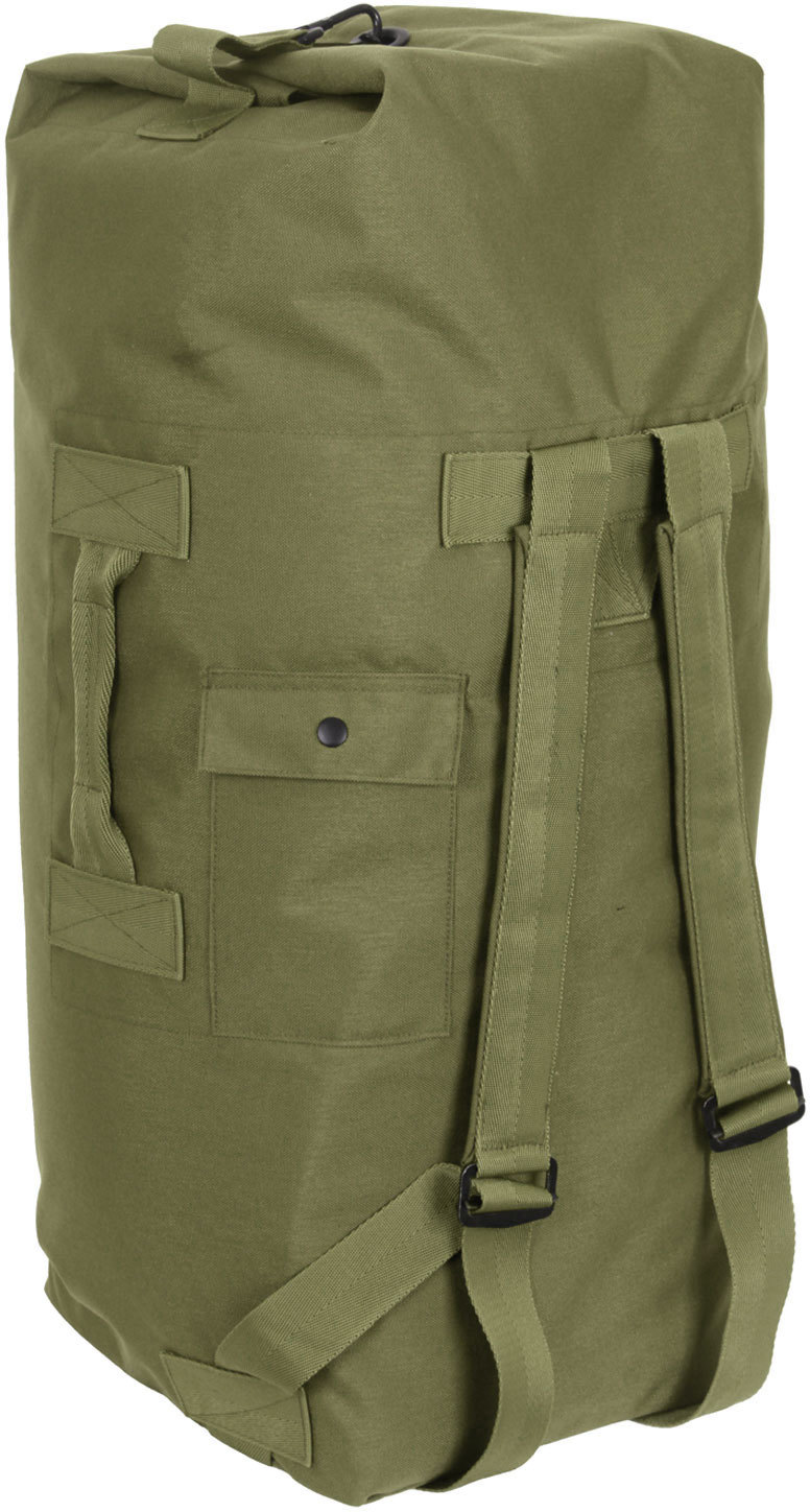 Enhanced Double Strap Duffle Bag Heavyweight Tactical Nylon Backpack – 24″ x 36″