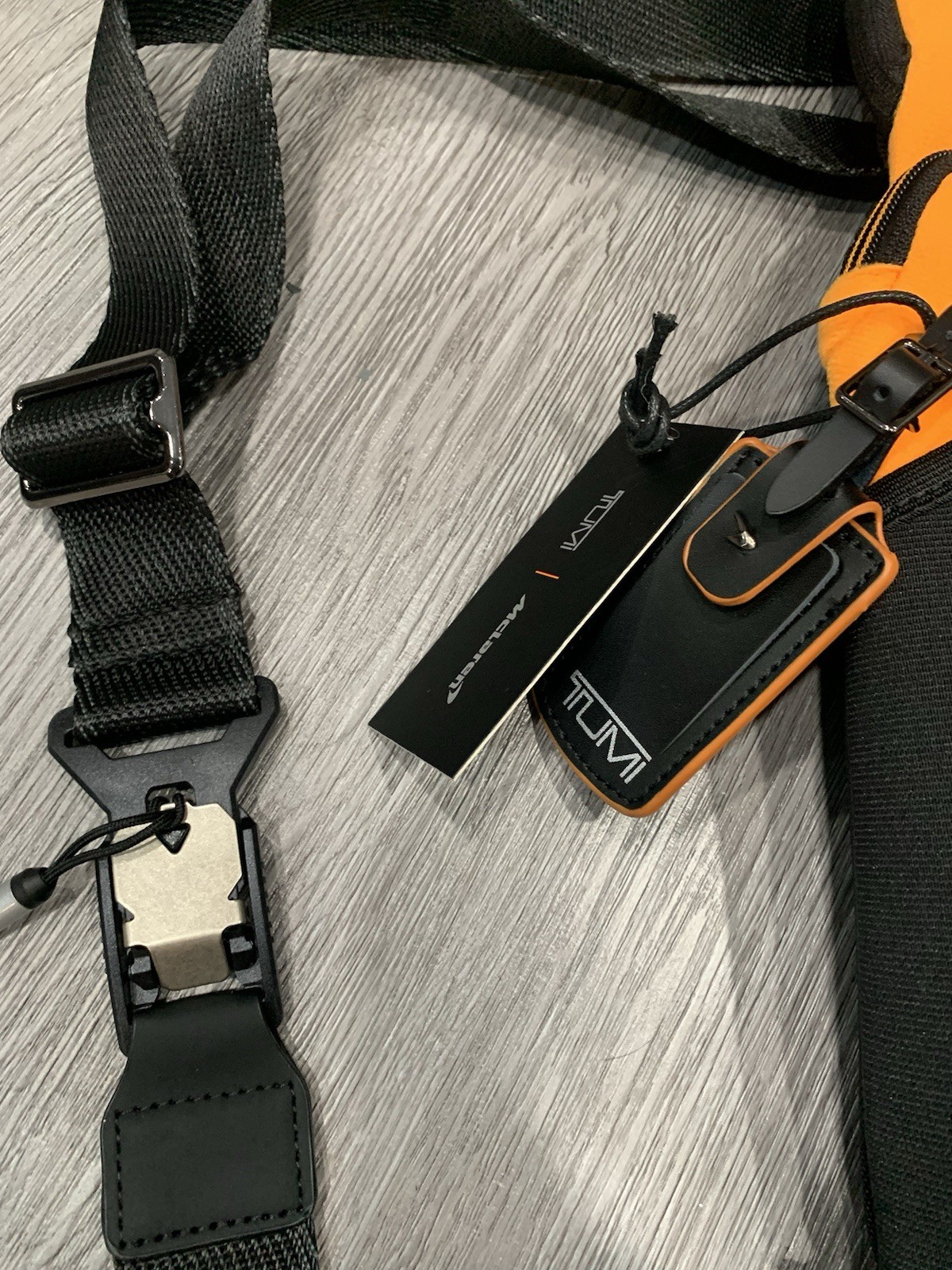 Tumi McLaren Alpha Bravo Collaboration Sling Crossbody $450