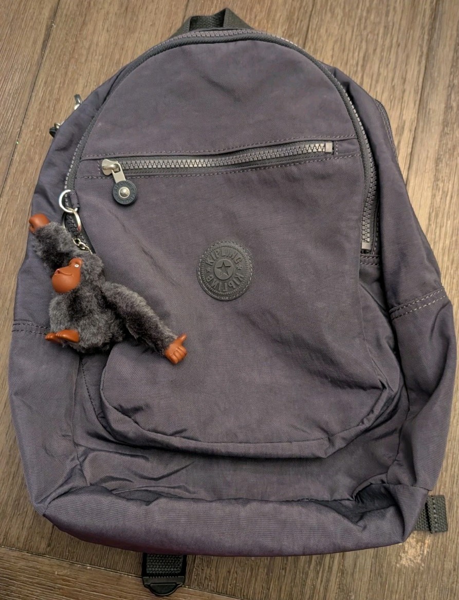 Kipling Slate Gray Challenger bag