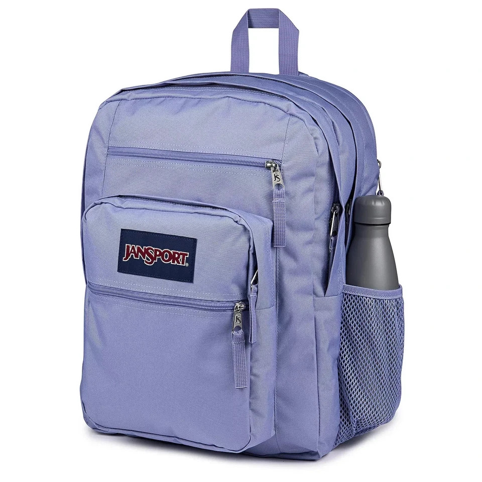 JanSport BIG STUDENT BACKPACK Lavender Ash Purple Unisex 15″ Laptop Compartment
