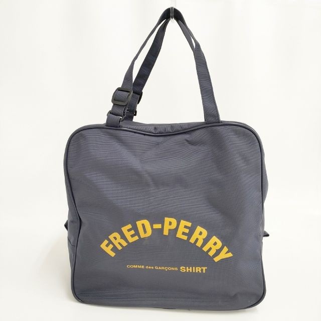 COMME des GARCONS SHIRT/FRED PERRY Sports bag, gym Tote Bag Navy 6-0606G∞