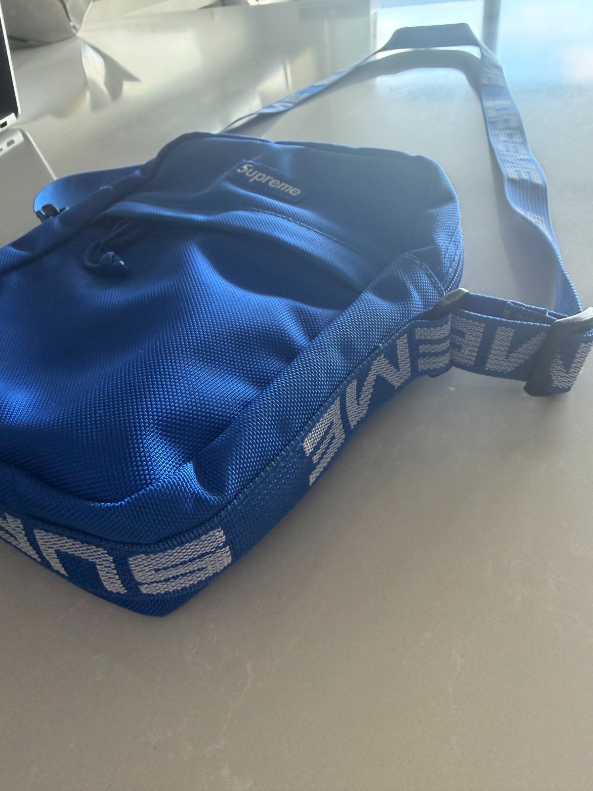 Supreme Shoulder Bag ( SS18 ) Blue