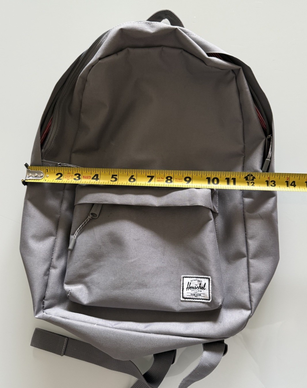 Herschel Supply Co Gray Classic Backpack Travel Bag Regular Sized Unisex