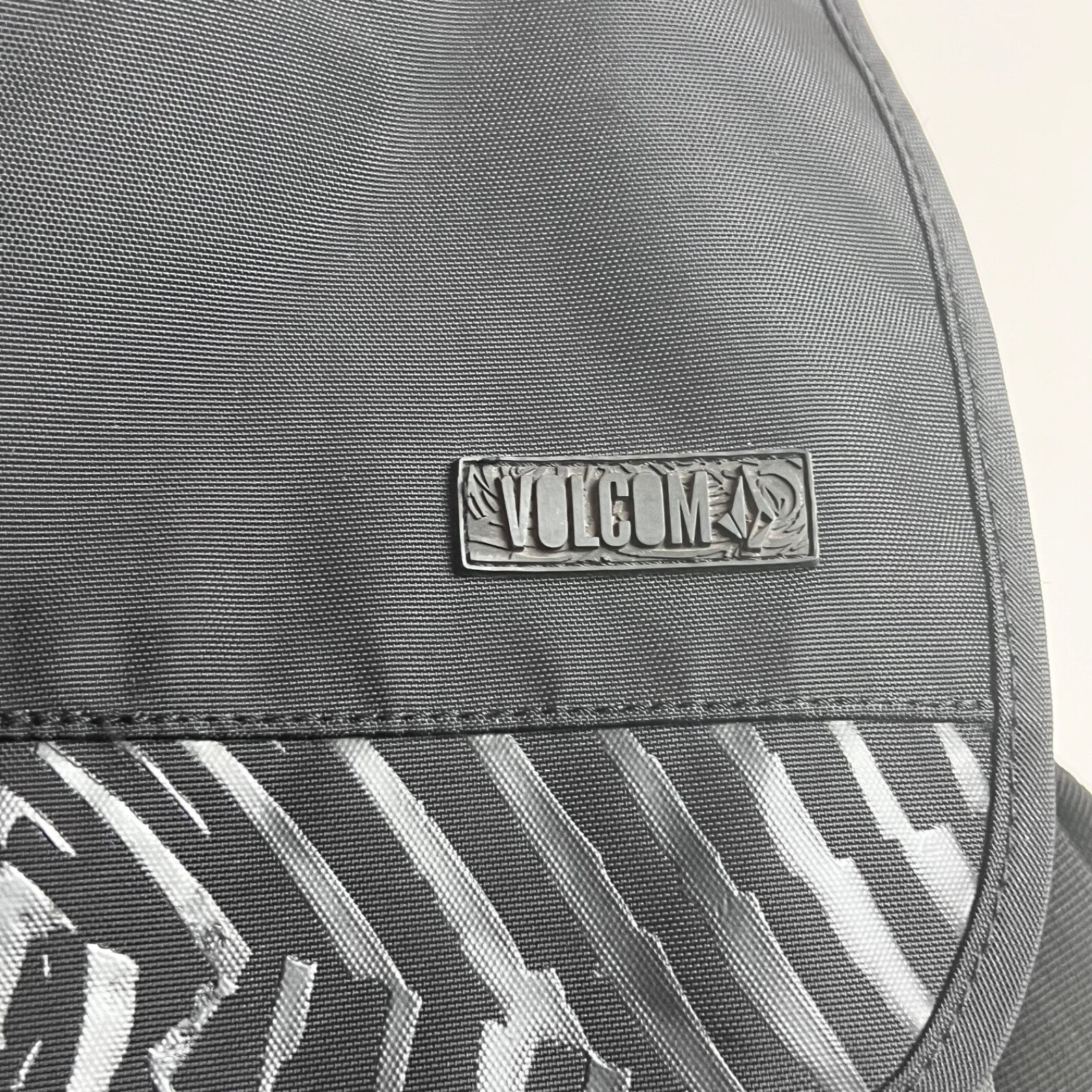 Volcom Messenger Bag Laptop Computer Corporate Black 2 Padded Sleeves Top Handle