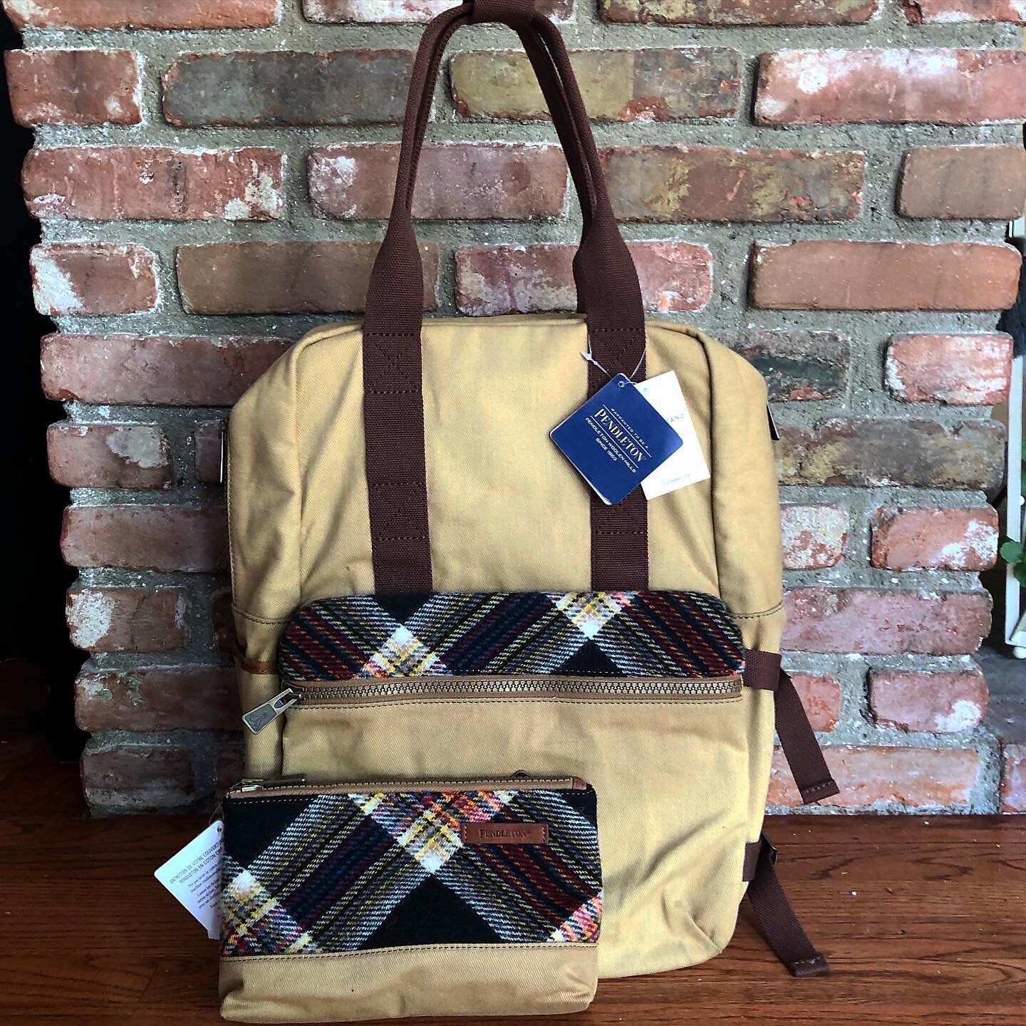 Lucky Brand Pendleton Timberline Twill Backpack w/ Small Zip Pouch