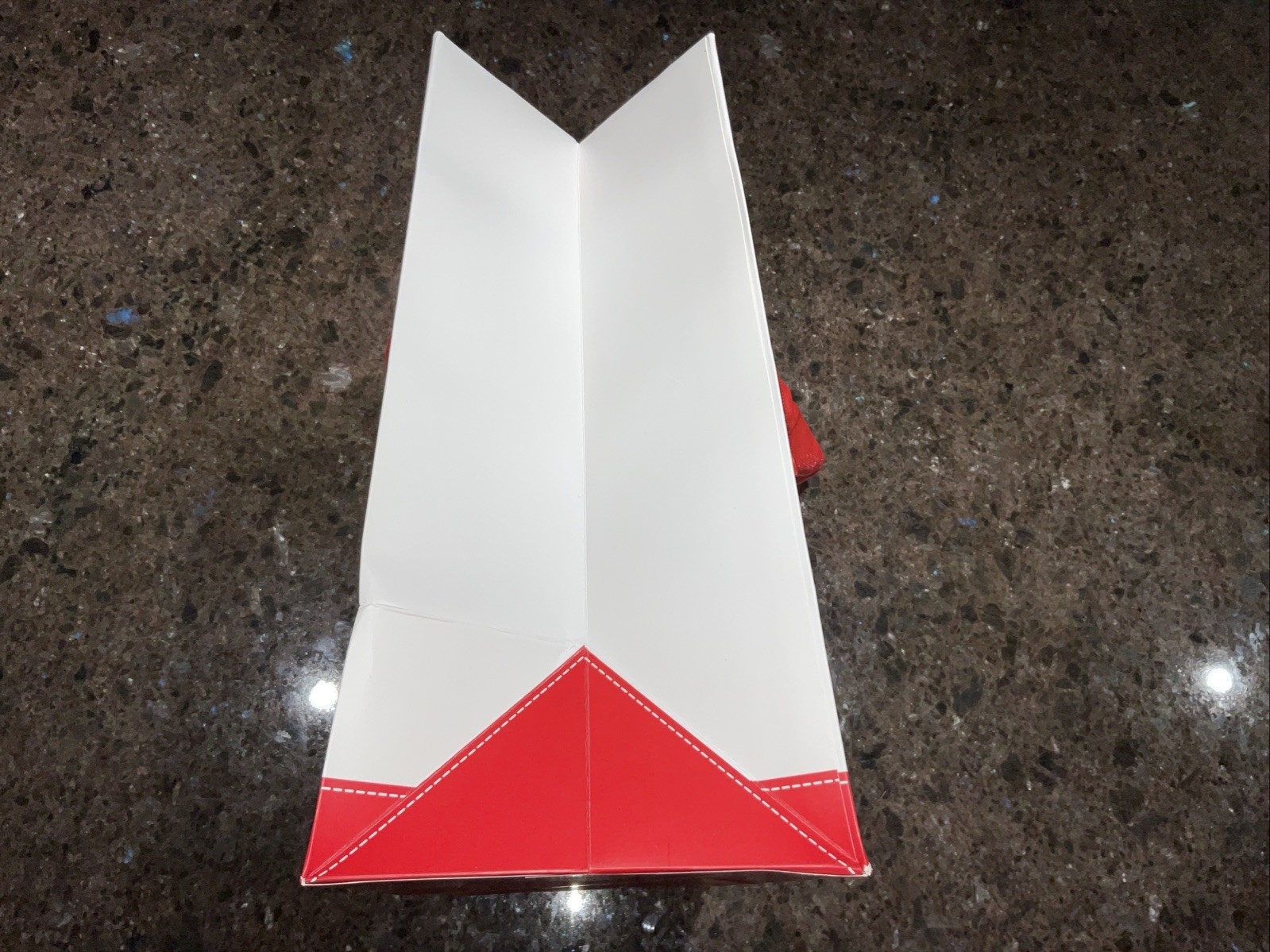 A Bathing Ape Shopping Bag, Red & White, 15.5” x 12.5” x 6.5” Free Shipping