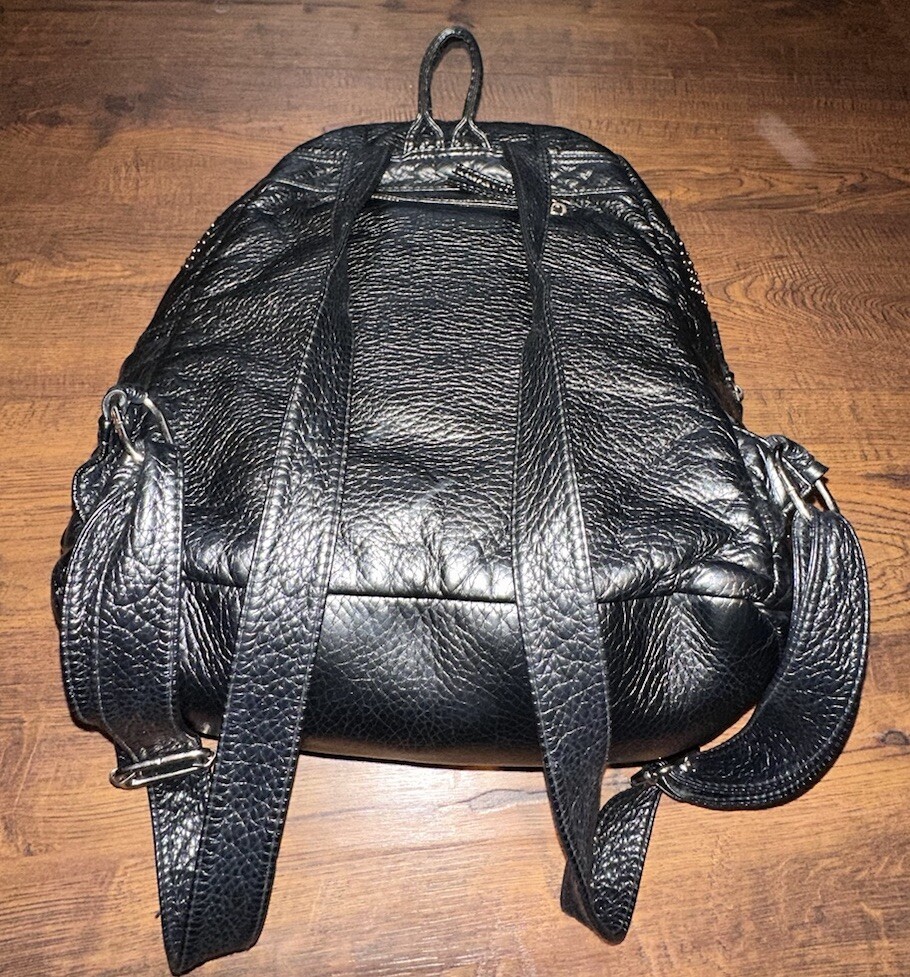 Backpack Rivet Studded School Bookbag Daypack Anti Theft Rucksack Bag