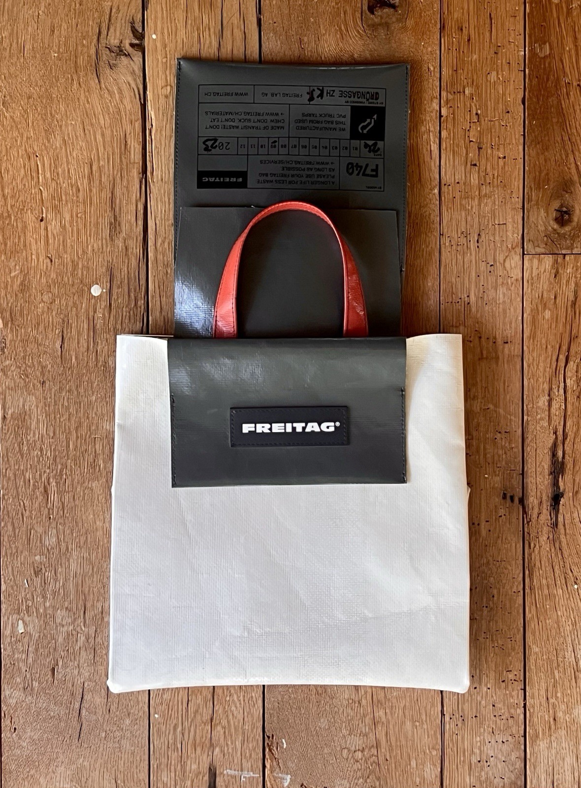 Freitag F740 Sonny Sy Small Tarp Tote Bag Custom Colors Made in Switzerland
