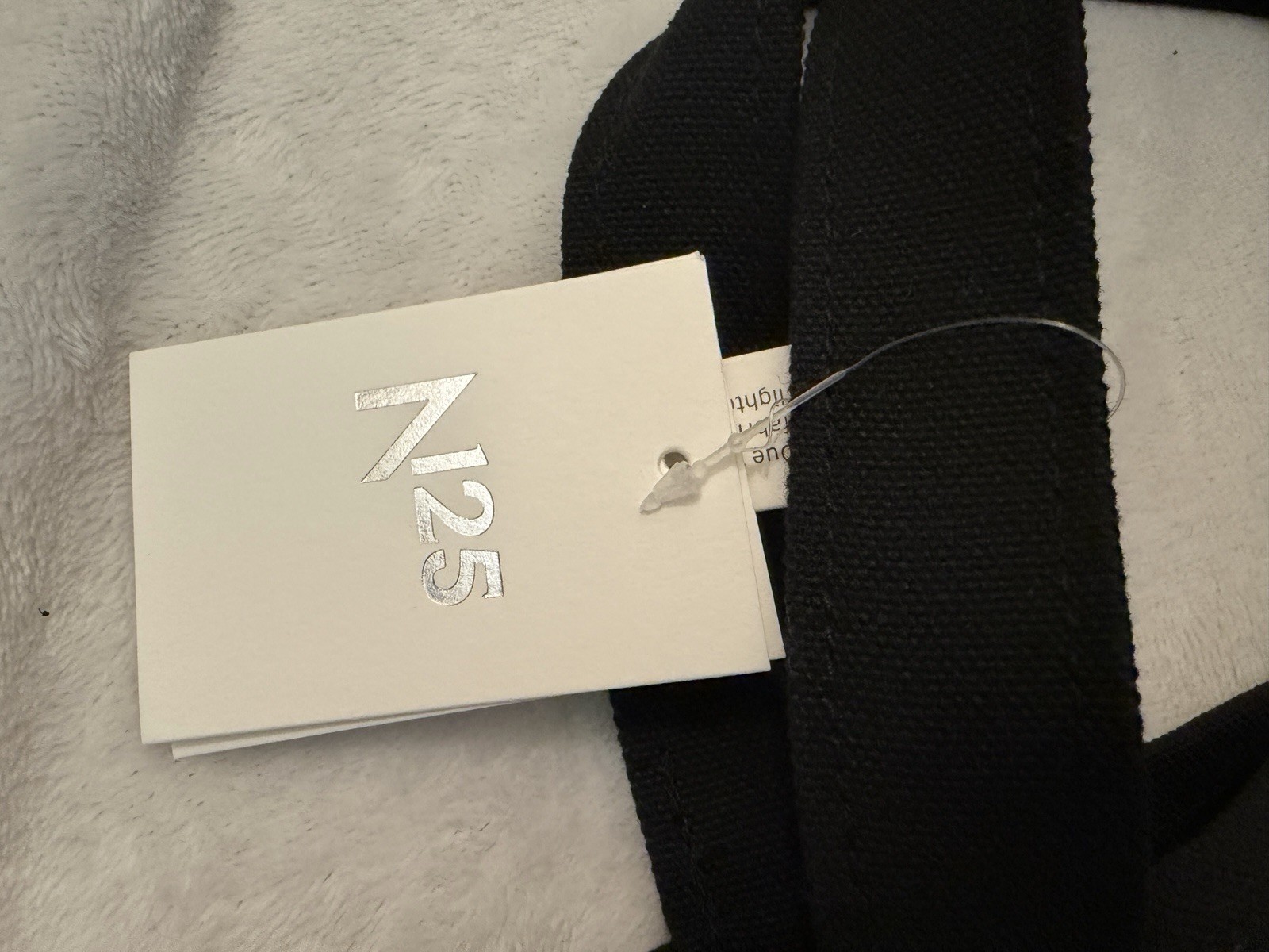 Nordstrom 125 Anniversary Black/White Logo Tote Bag + 3 Nesting Packing Cubes