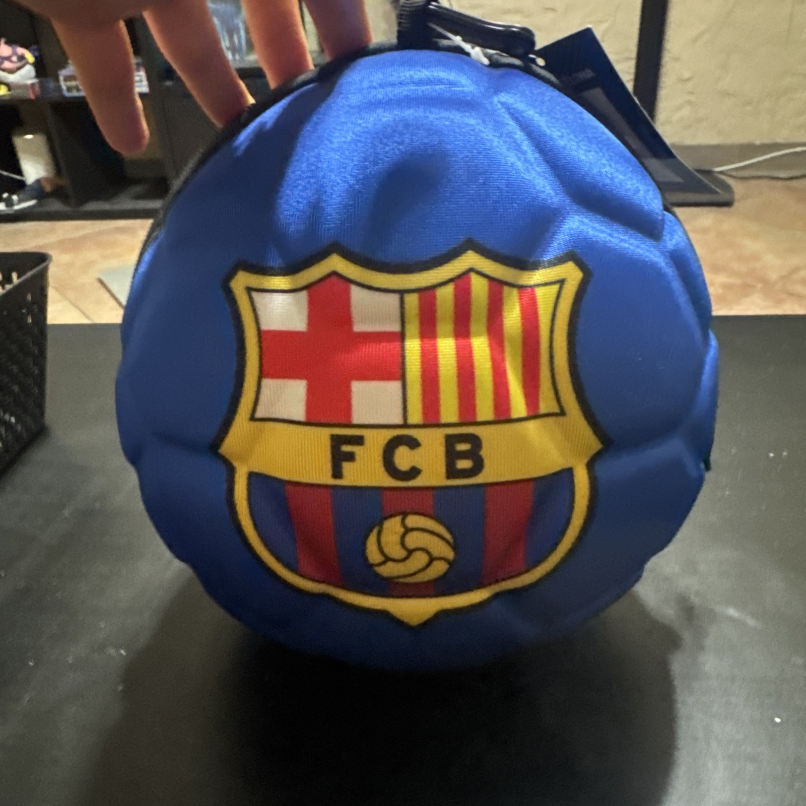Official FC Barcelona Duffel Bag for Sports/Soccer – Foldable/Extendable