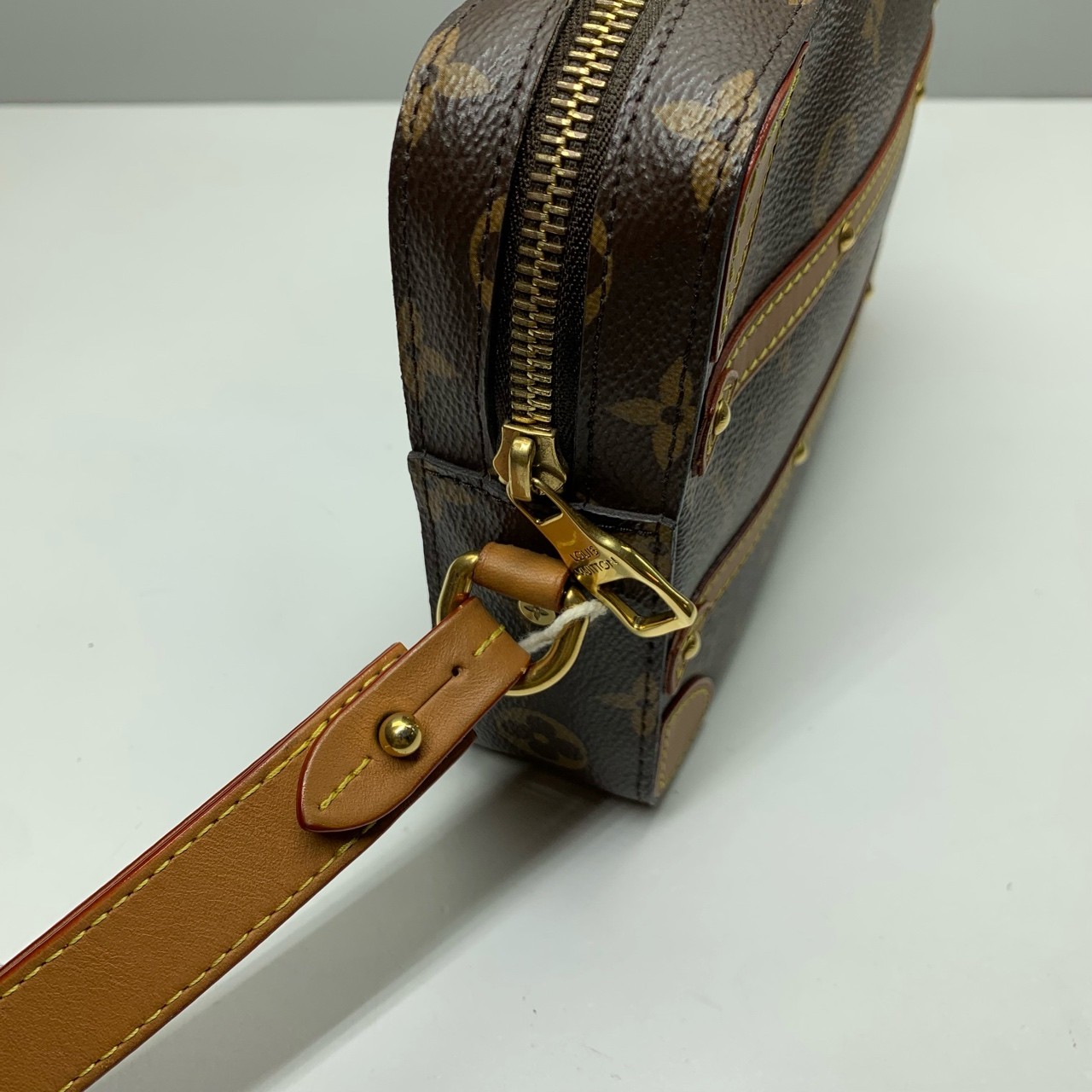 Louis Vuitton Pre-Owned Authentic Softtrunk Clutch Free Shipping 21x15x5cm
