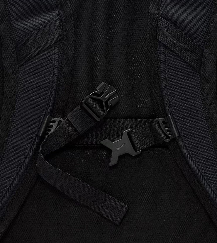 Nike 27L Utility Backpack –Blk/White, Durable Unisex Gym & Travel Bag FN4106-010
