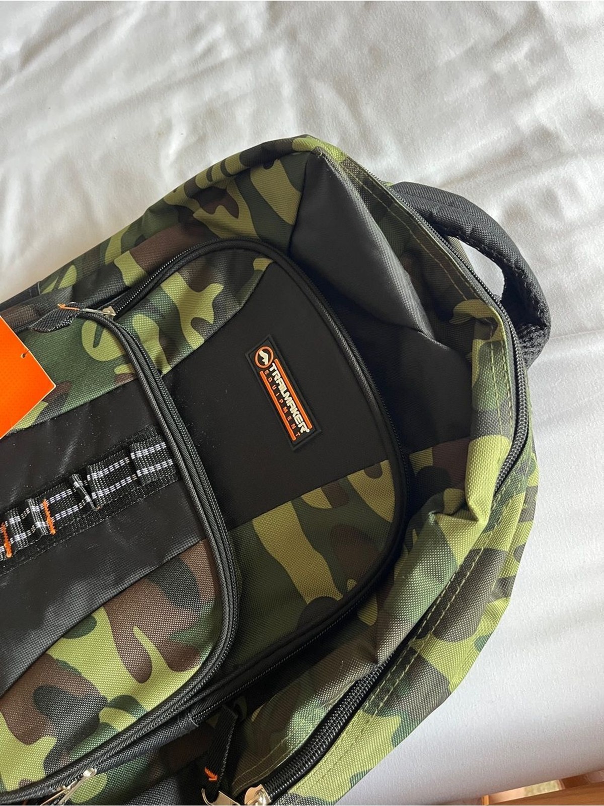 Brand New Trailmaker Camouflage Backpack Green/Black School Travel Bookbag