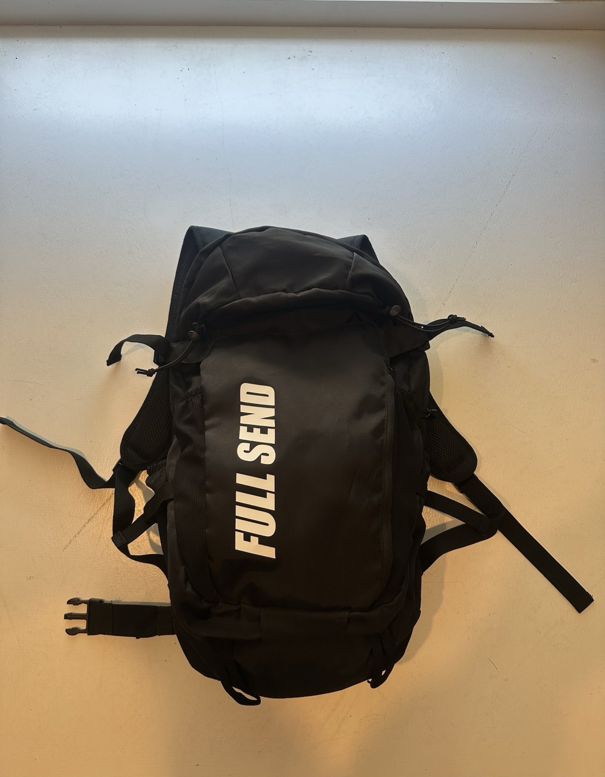 FULL SEND Outdoor backpack In Black – NELK Boys Excellent Condition RARE item