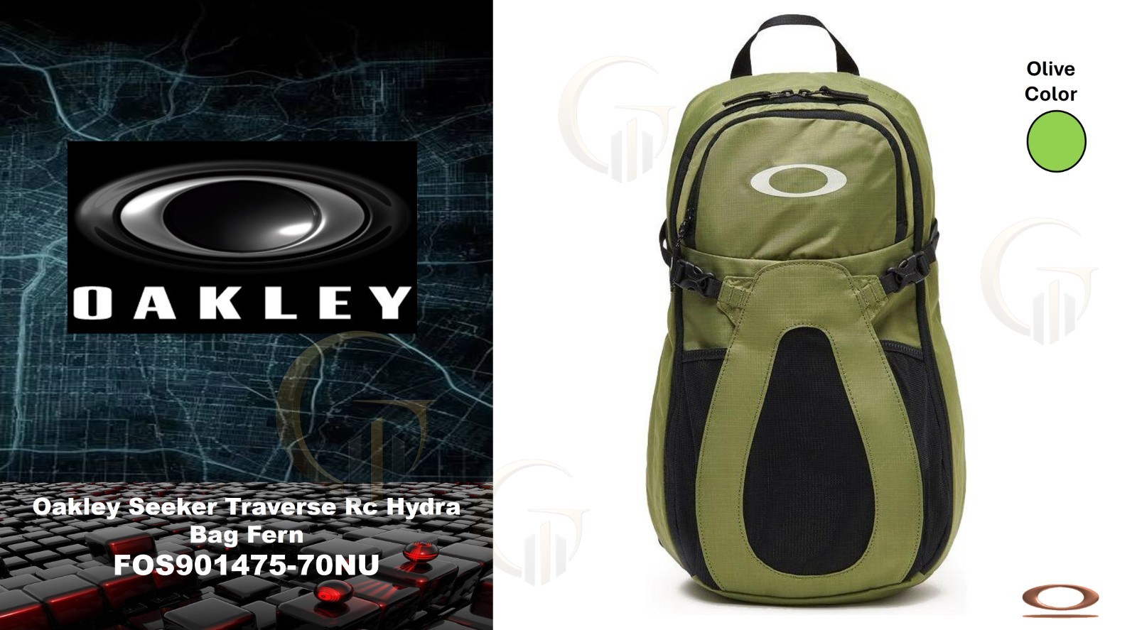 Oakley Seeker Traverse Rc Hydra Bag Fern FOS901475-70NU