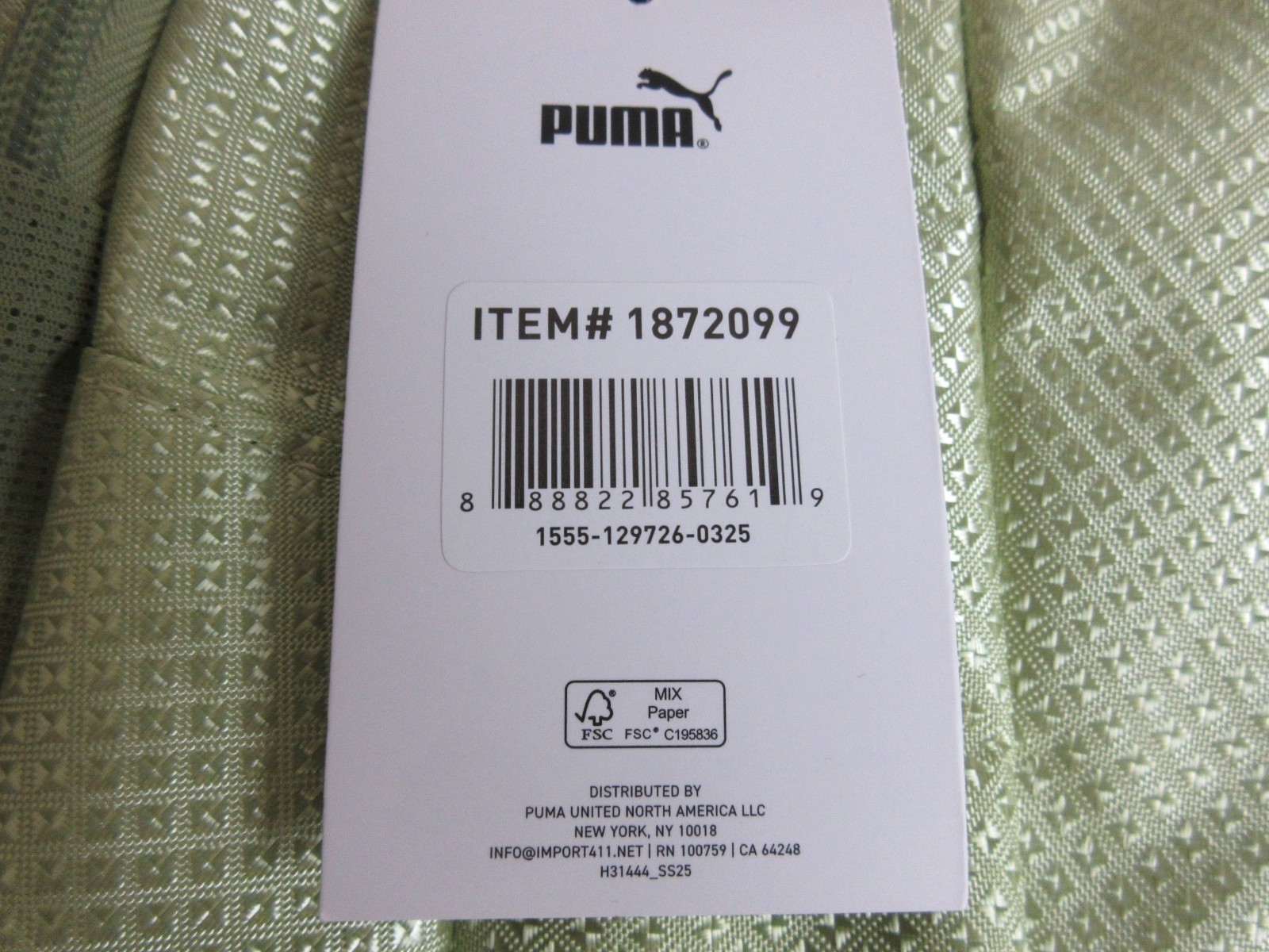PUMA Challenger 2 Performance Backpack – Green (NWT)
