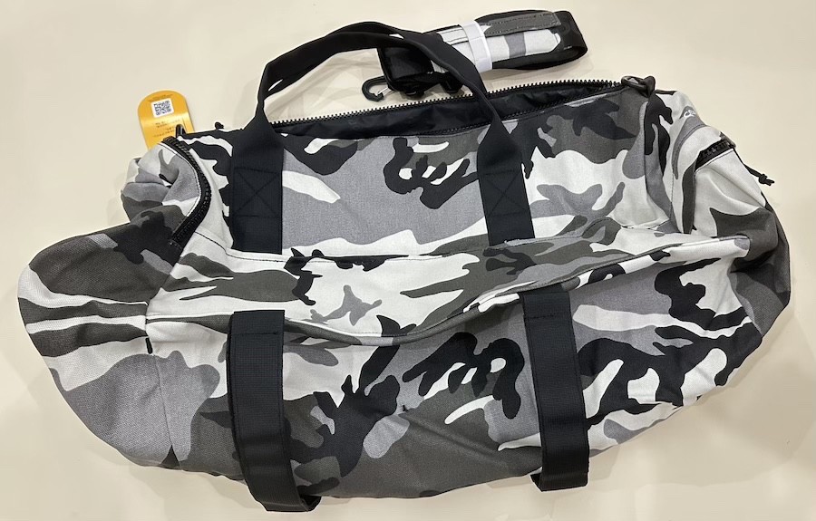 NEW Supreme SS25 Duffle Bag Snow Camo Cordura
