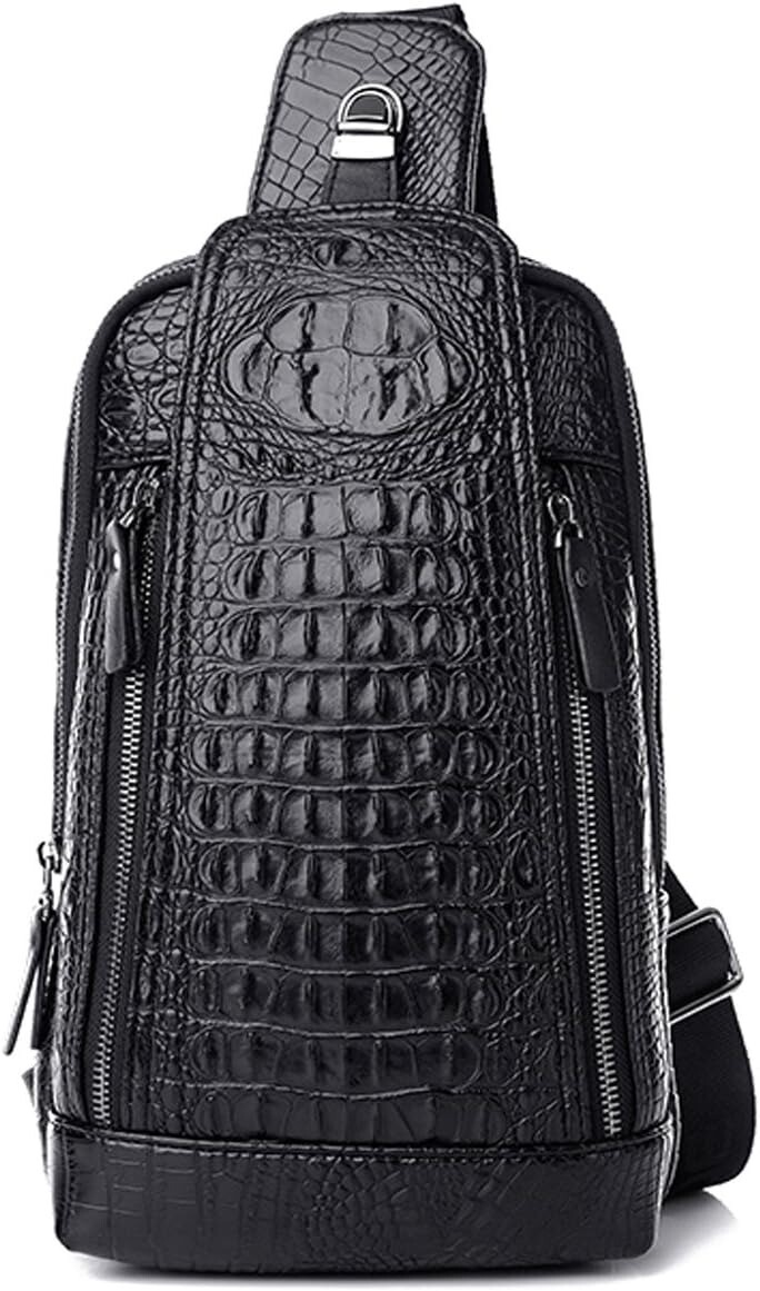 US Mens Business Sling Bag Cross Body Handbag Chest Bag Shoulder Pack Travel Bag