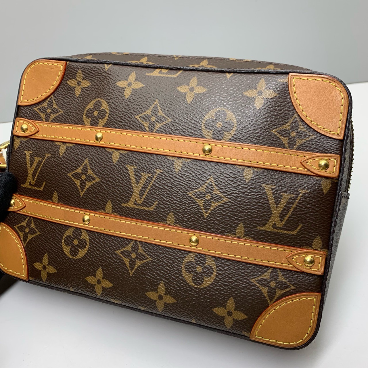 Louis Vuitton Pre-Owned Authentic Softtrunk Clutch Free Shipping 21x15x5cm