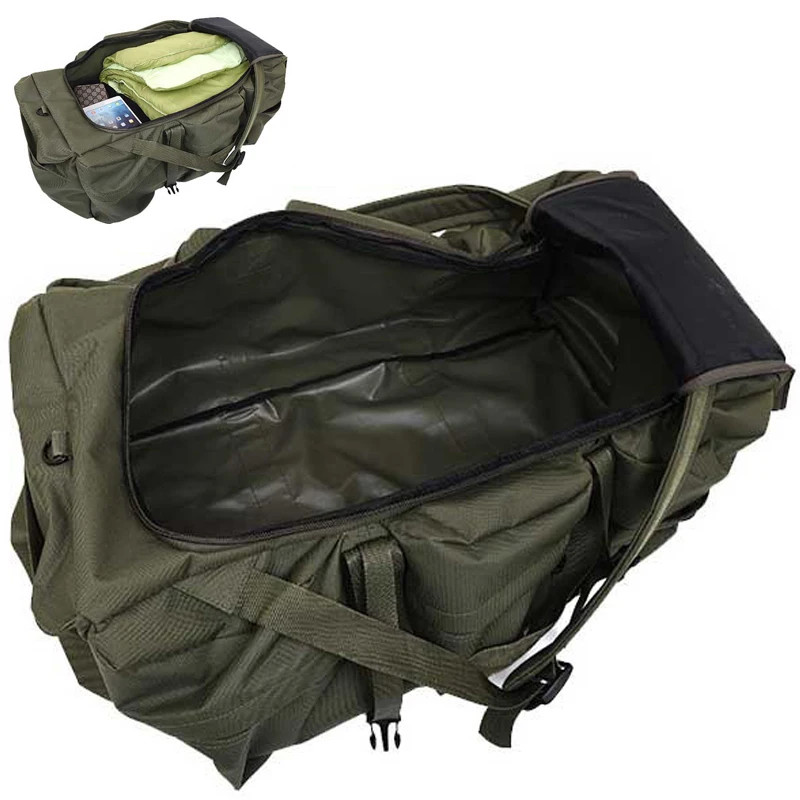 100L Camping Travel Backpack Large Duffel Hiking Shoulder Bag Outdoor Weekend