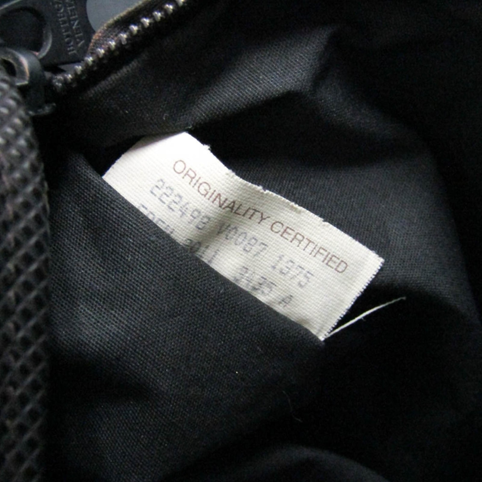 Bottega Veneta Marco Polo 222498 PVC leather tote bag black dark brown Used