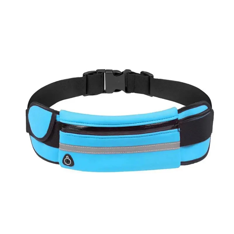 Waterproof Sport Runner Waist Bum Bag Running Jogging Belt Pouch Zip Fanny Pack
