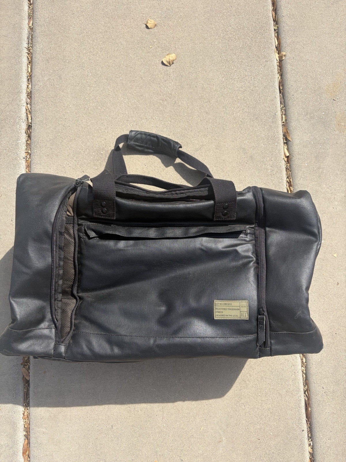 Hex Calibre Sneaker Duffel Bag Black BLCK HX1907 – Sportique,