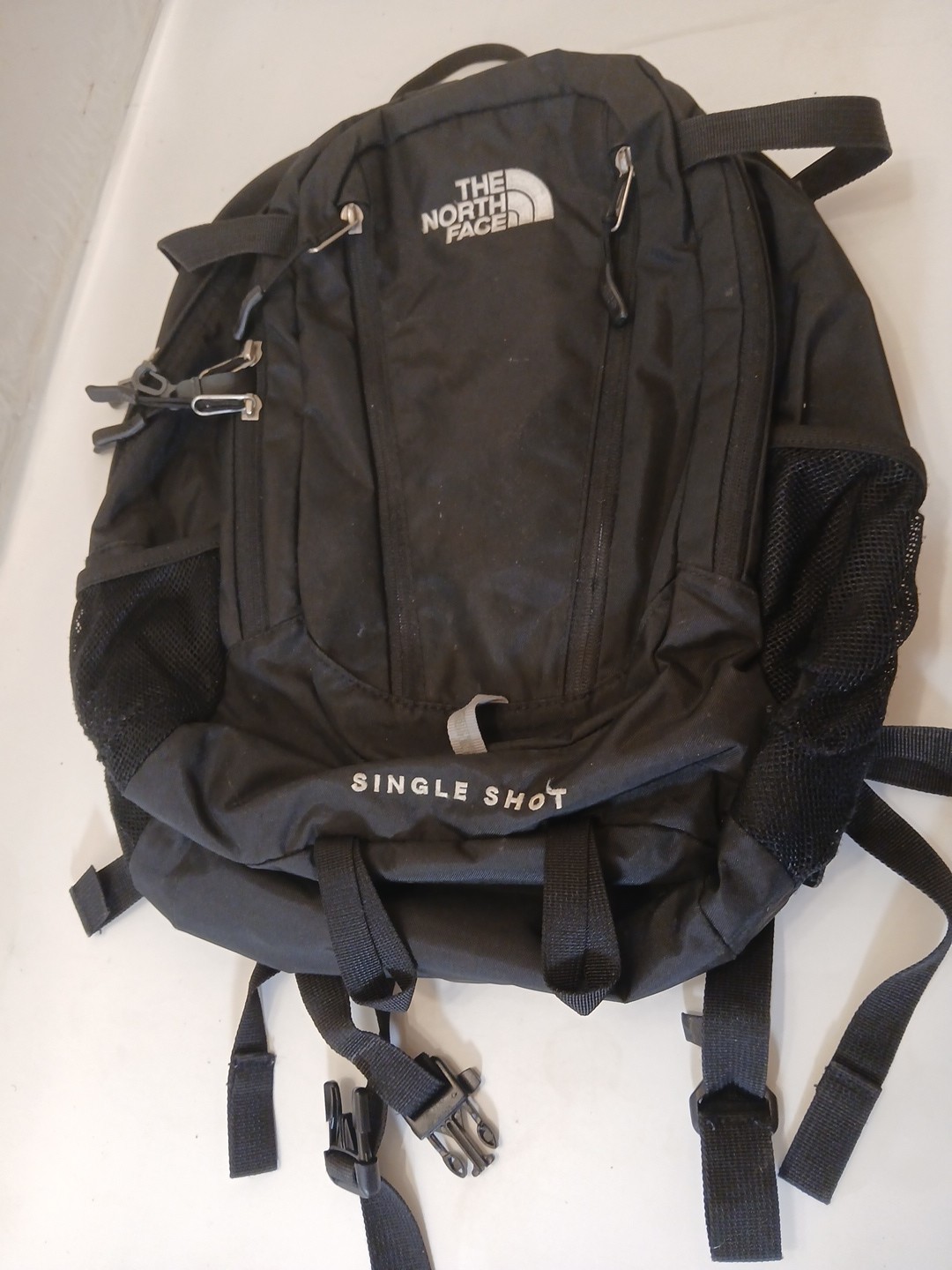 The North Face SINGLE SHOT Backpack Black 16cm Used