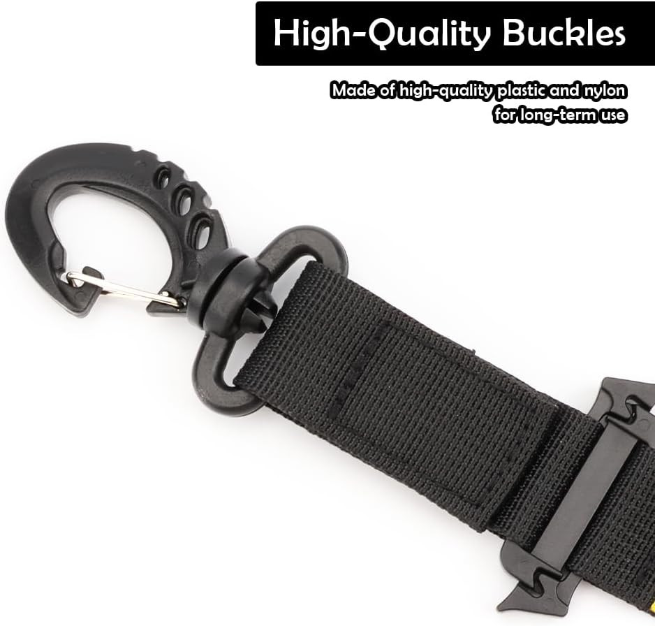 1 Pack Messenger Bag 3 Point Belt with Magentic Quick Release Buckle Stabilit…