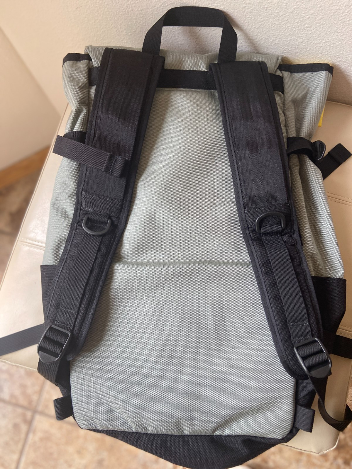 Topo Designs Klettersack 25L Backpack GRAY USA Made Leather Lash Tabs