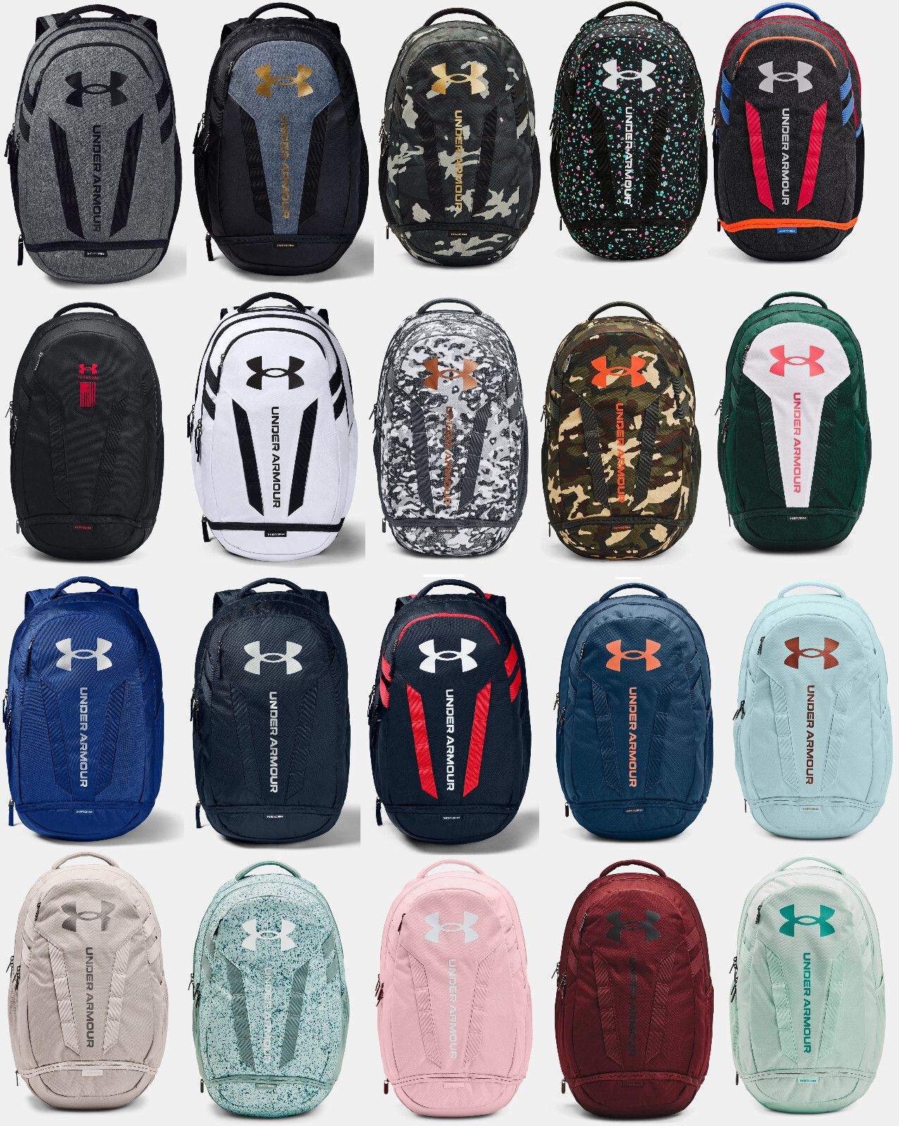 2024 Under Armour UA Storm Hustle 5.0 Backpack Back Pack Book Bag – Many Colors