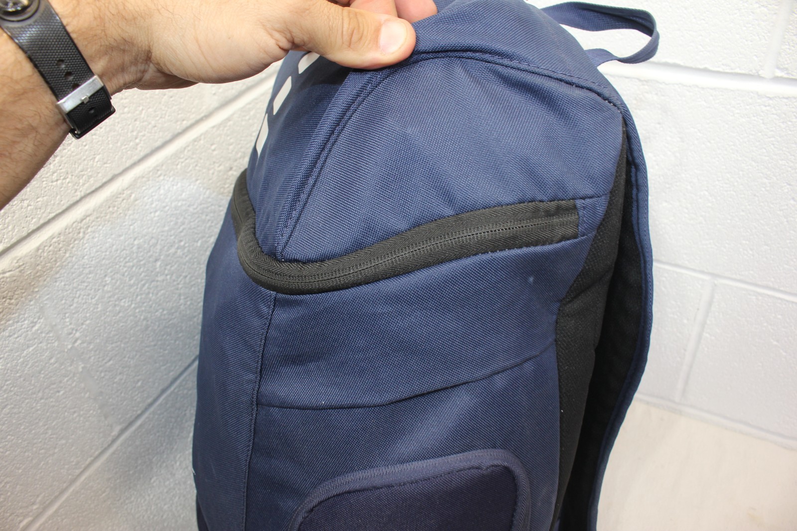 Nike Hoops Elite Max Air Team Backpack Blue Triple Zip BA4880-441 Basketball GUC
