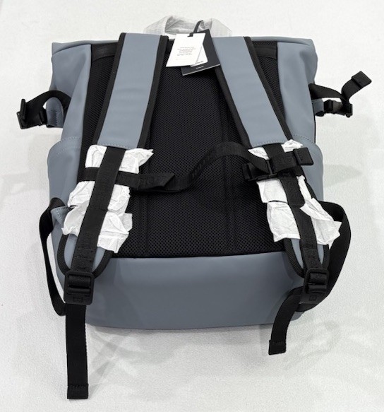 Tommy Hilfiger Men’s Rolltop Backpack, Gray(Blue), One Size