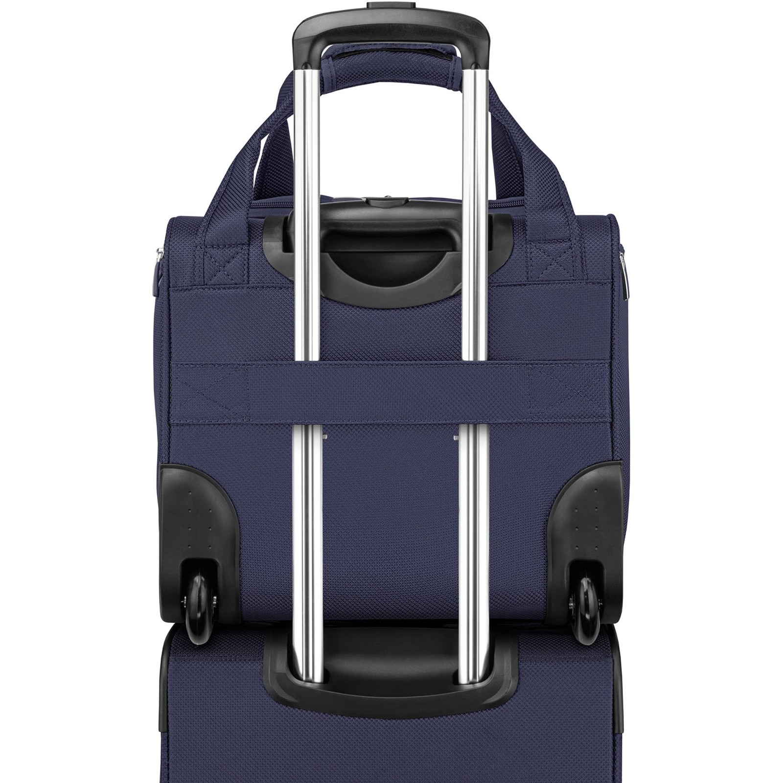 TOTAL TRAVELWARE Everest Expandable Softside Spinner Navy 15 Inch Under Seat U2