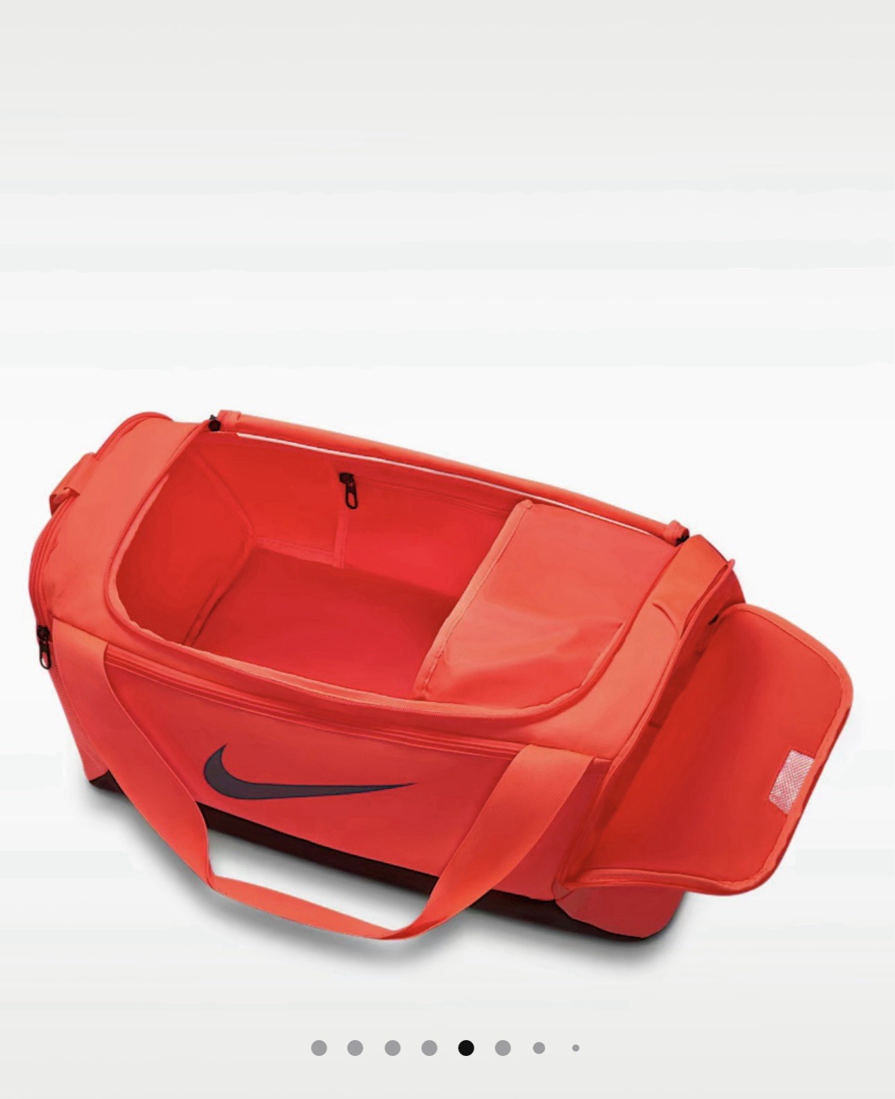 Nike Brasilia Training Duffel Bag (Small, 41L)Hot Lava/Black/Diffused Blue