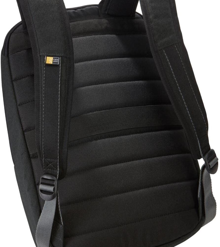 Case Logic Huxton Daypack Backpack Bag w/ Laptop Sleeve 15.6″ in Black
