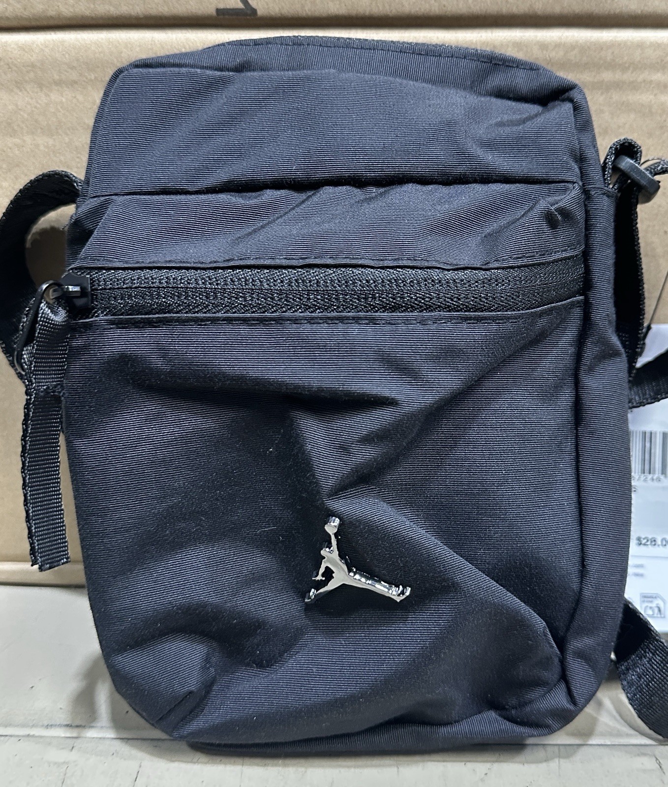 Jordan Airborne Festival Crossbody Bag Black 9A0631-023 New