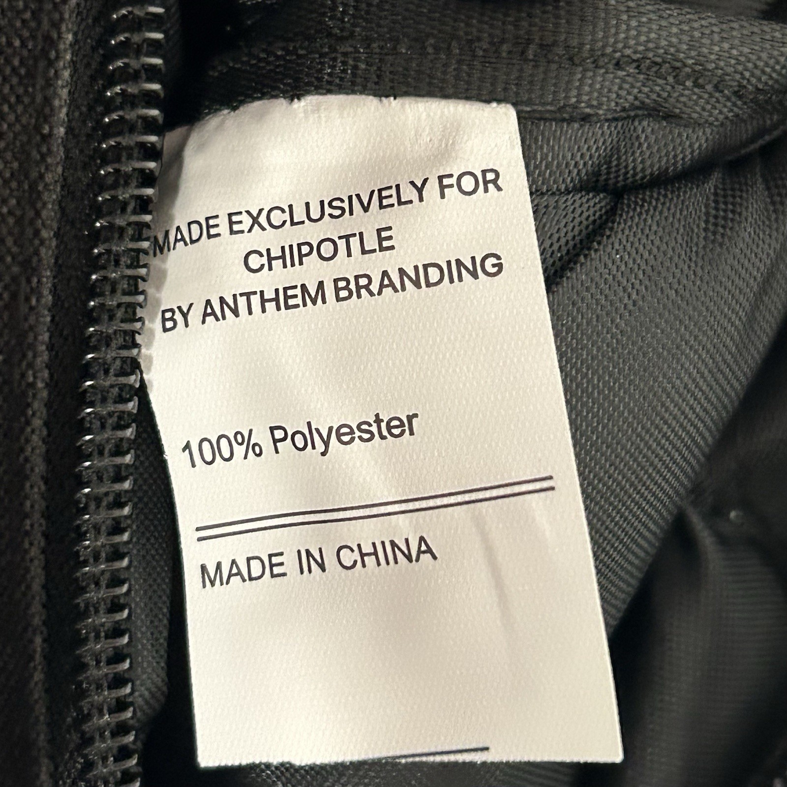 Chipotle Roll Top Backpack Limited Edition Gray Employee Gift Spell Out Fastfood