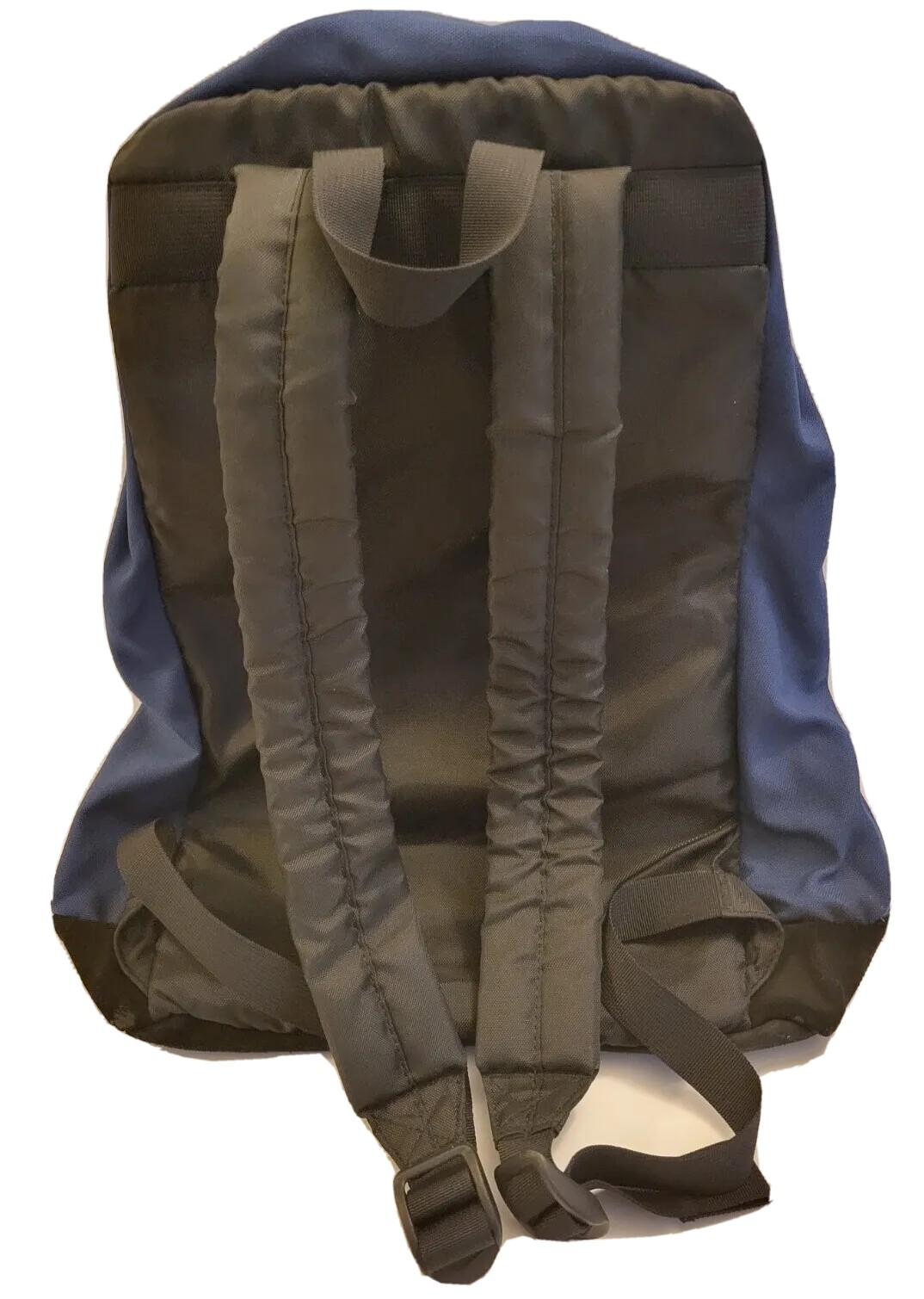 Vintage Nike Backpack Suede Bottom Padded Strap Blue Excellent Condition