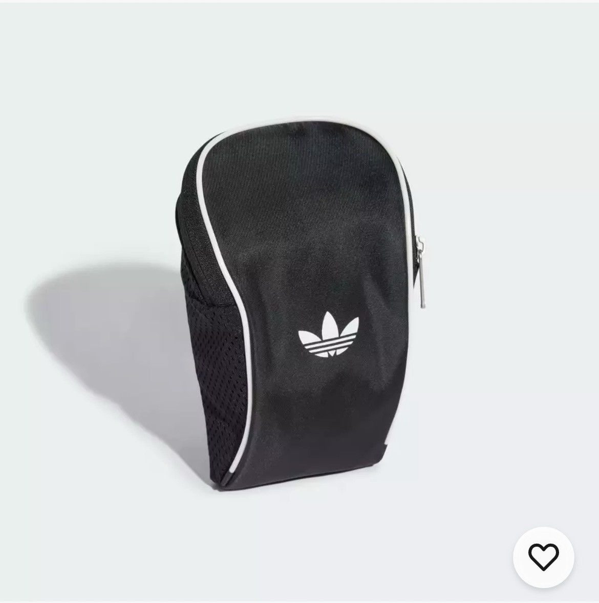 Adidas Original Adicolor Small Sling Bag Black White JD5570 BRAND New in package