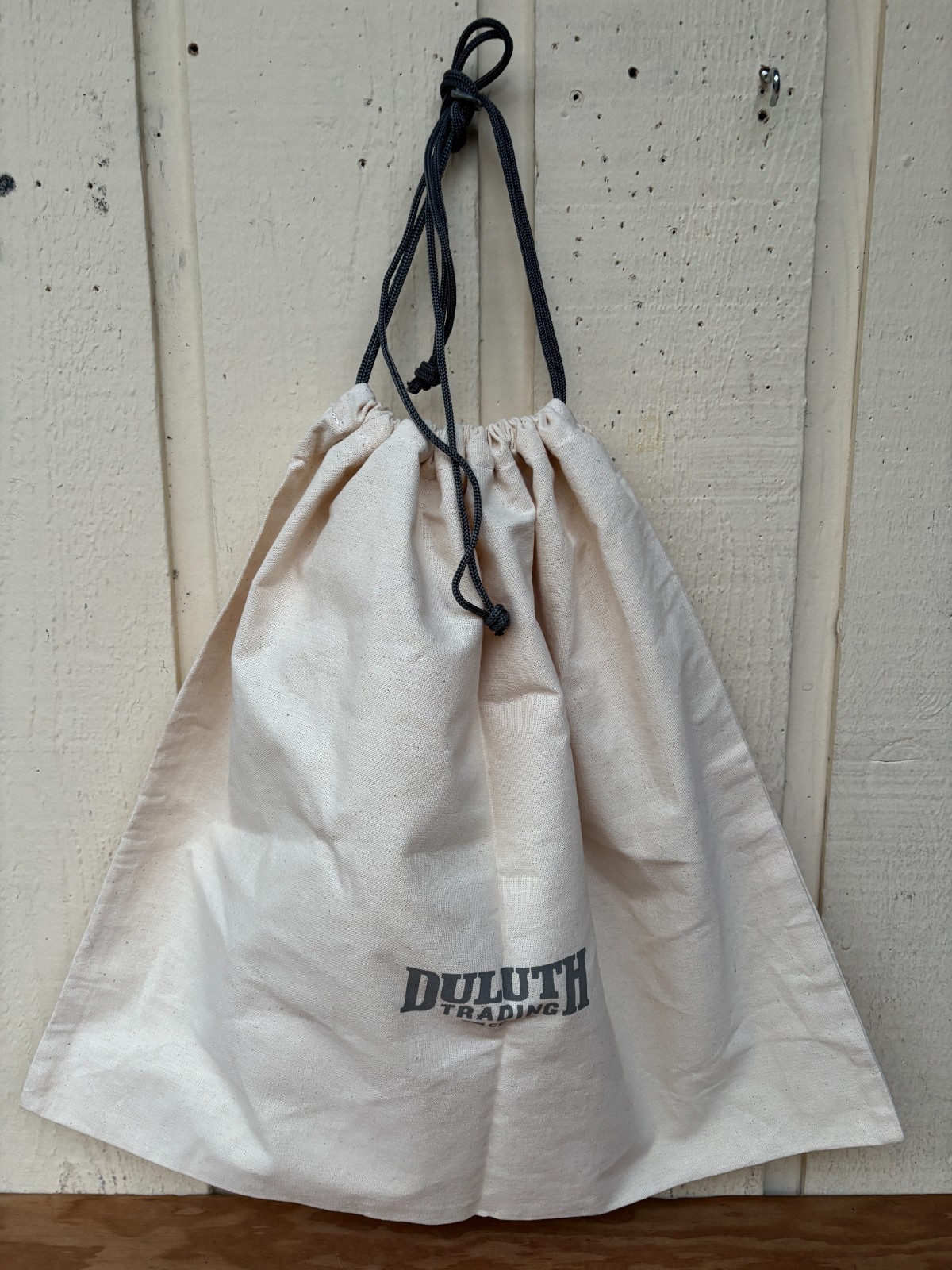 Duluth Trading Co Canvas Drawstring Tote/Laundry Storage/ Travel Bag 20″ x 18″