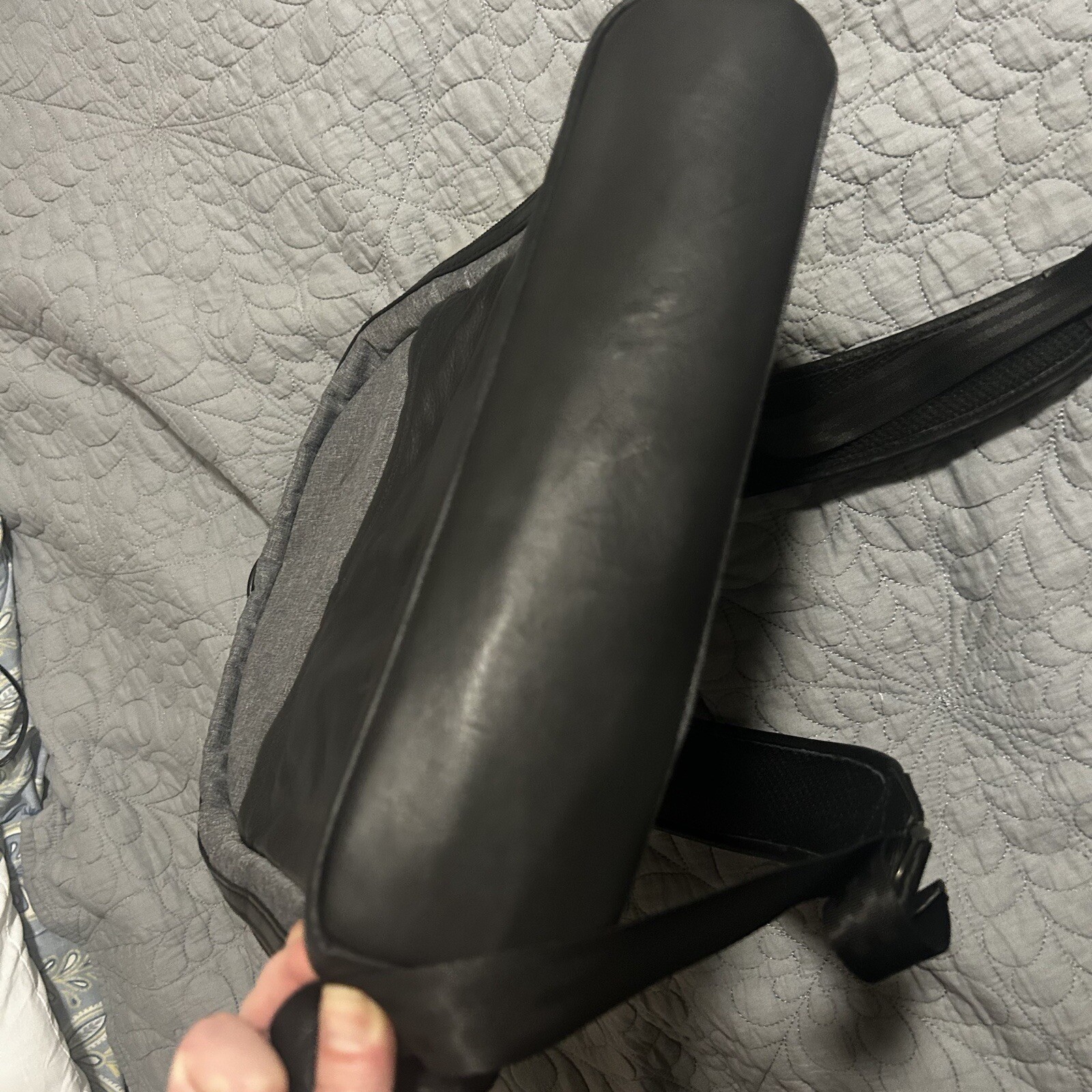 NEW BOCONI Recycled Polyester & Leather Backpack ( DEFECT)