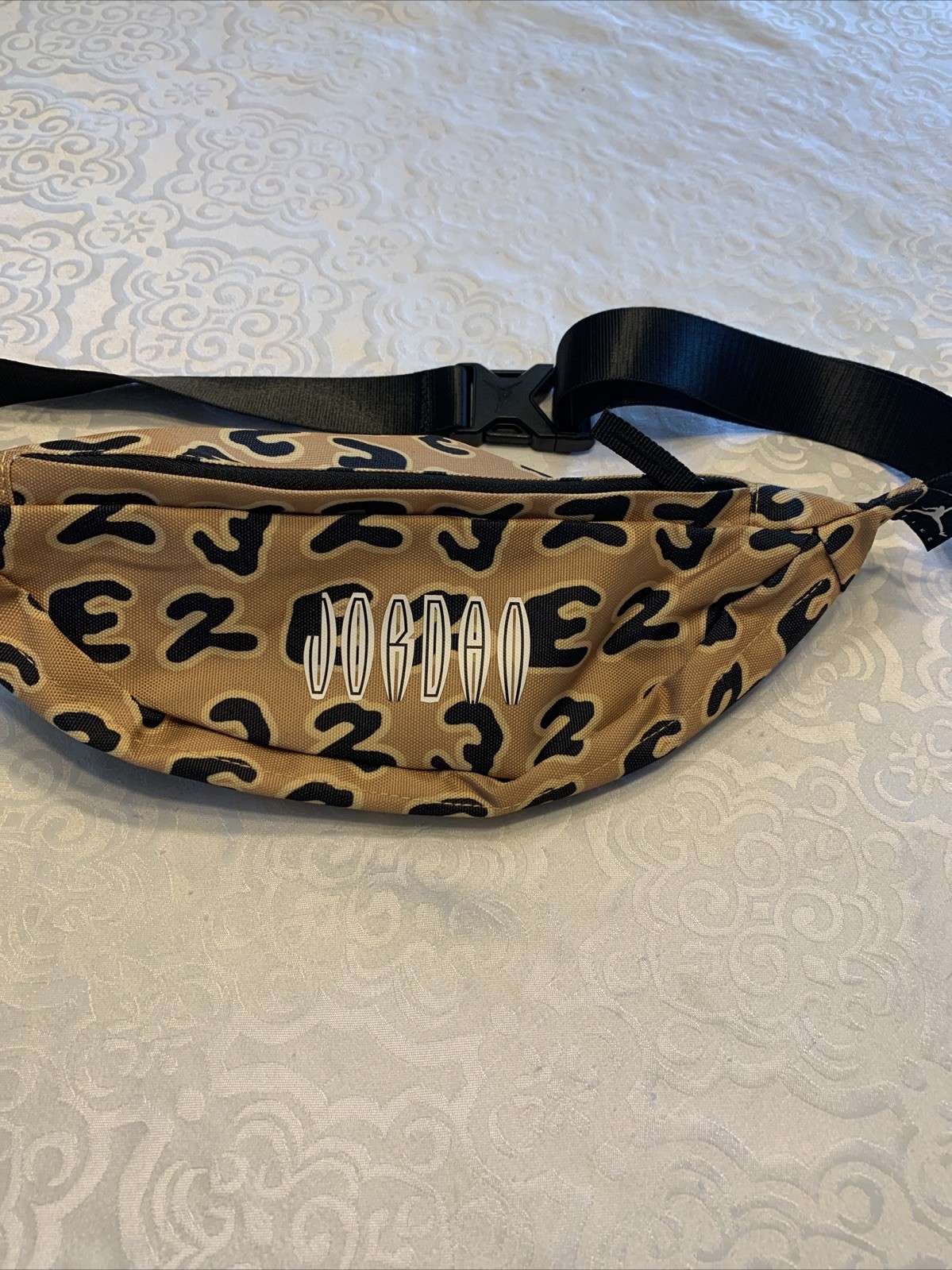 Nike Jordan Jump man Air Cross Leopard Print Body Bag/Fanny Pack