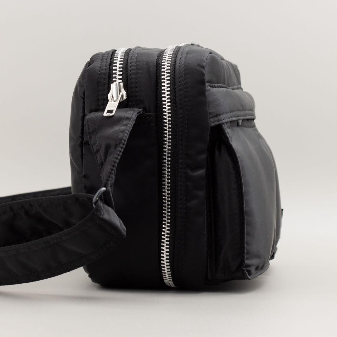 Authentic Porter/Tanker Nylon Shoulder Bag 8.75 in Black Authentic Japanese Bran