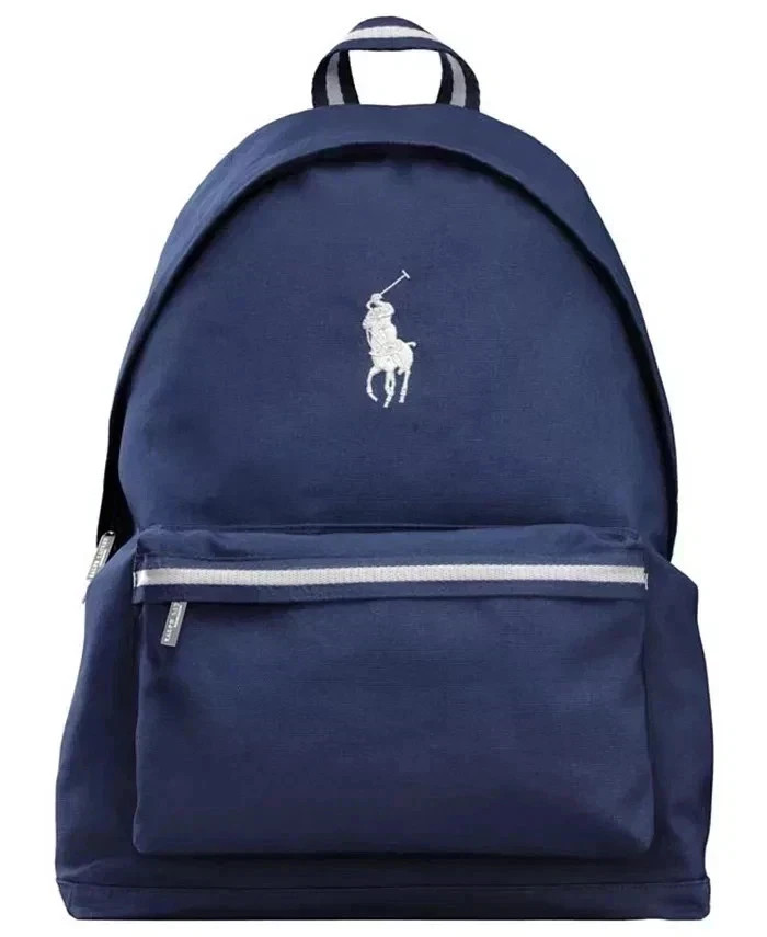 RALPH LAUREN Polo Backpack Dark Blue School Gym Weekender Overnight Bag NEW