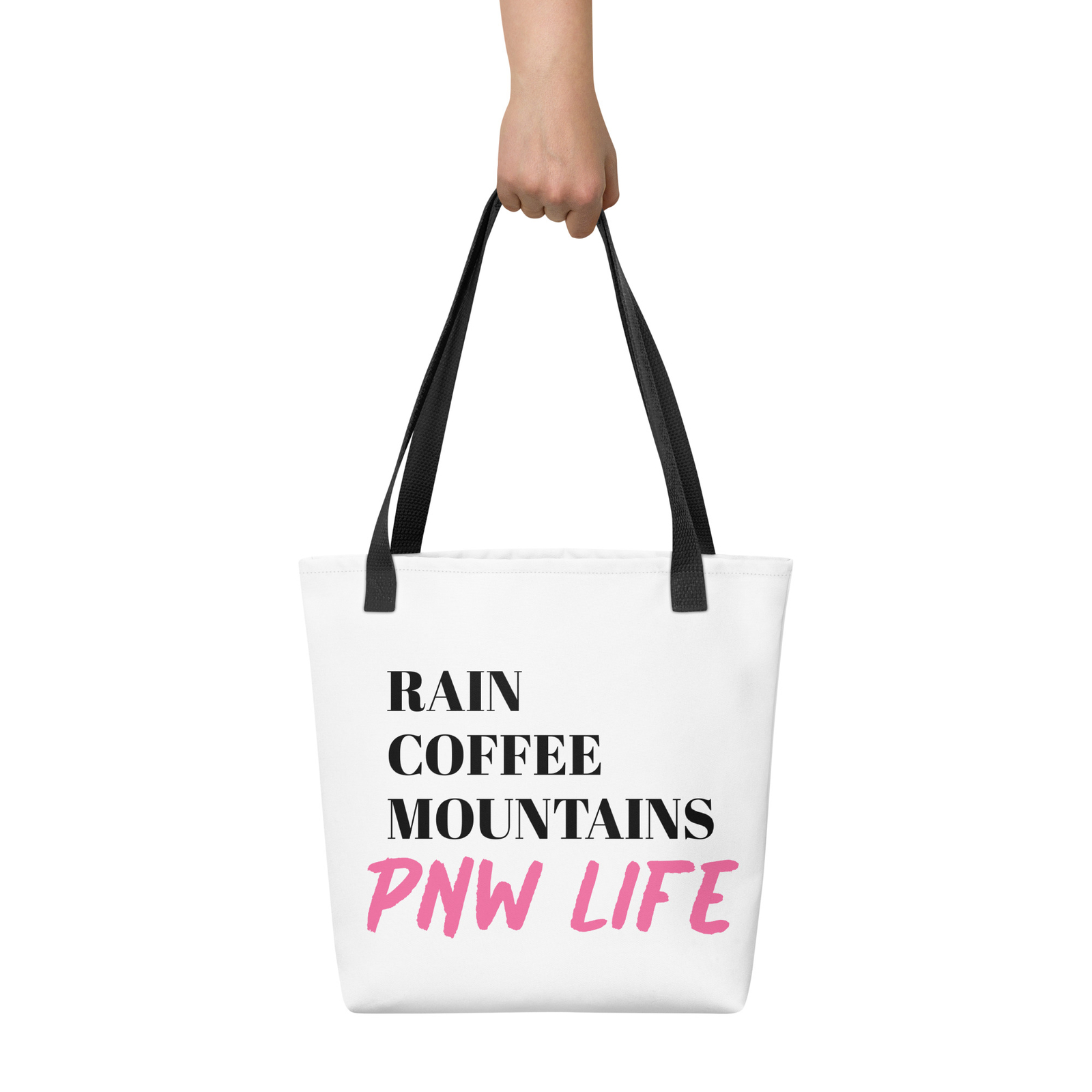 Pacific Northwest Tote Bag. Perfect gift for anyone living in the PNW!