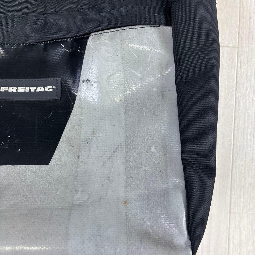 FREITAG F601 MALCOLM Light GRAY & Black Backpack Bag Discontinued RARE Japan O56