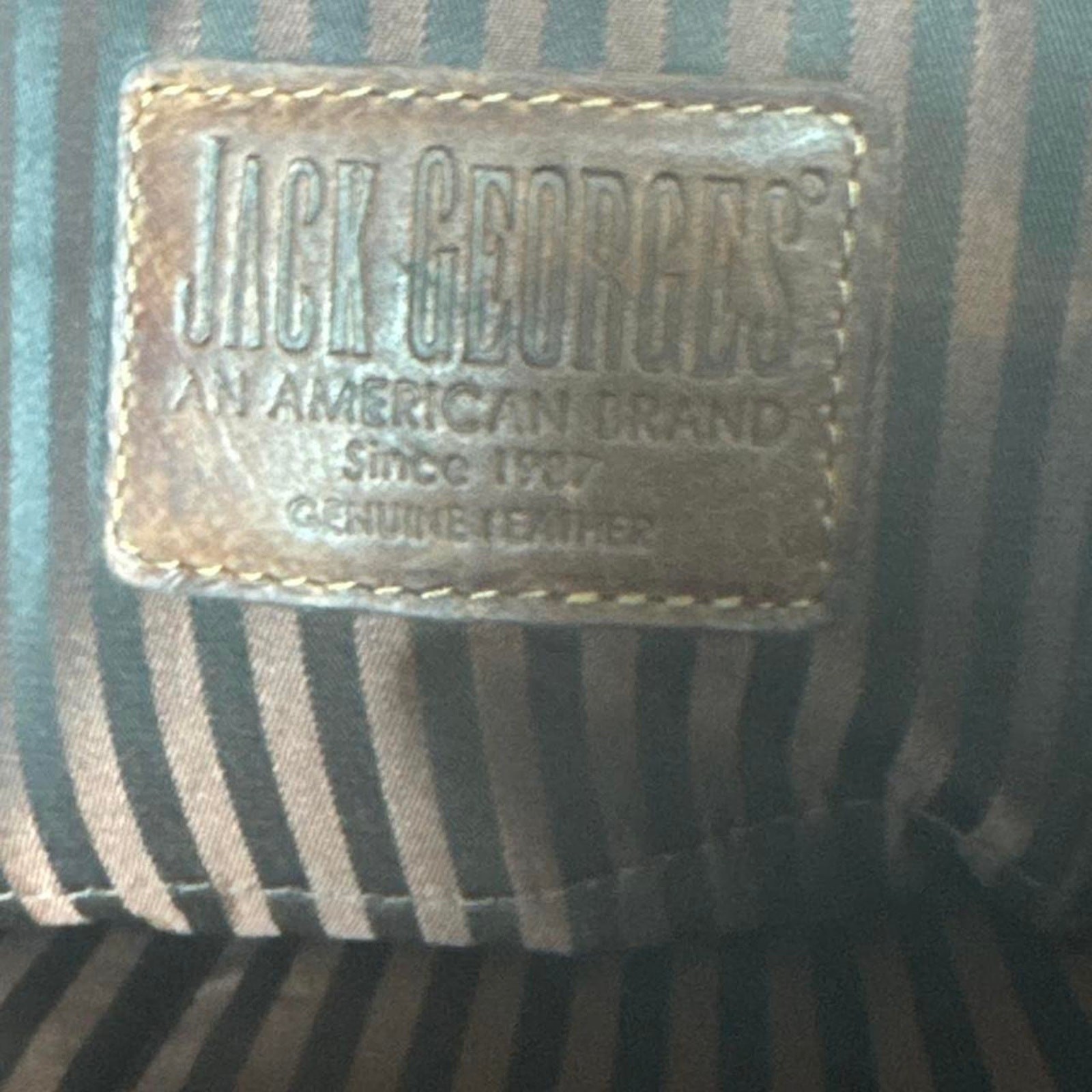 Jack georges genuine leather laptop